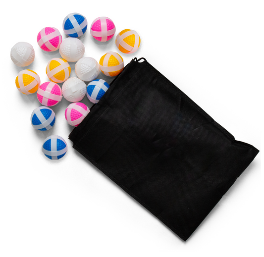 Golf Pong Games - Premium Velcro Balls (Pack of 16)