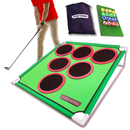 Golf Pong Listing Image, Golf Chipping Game, 16 Velcro Golf Balls, and Bag